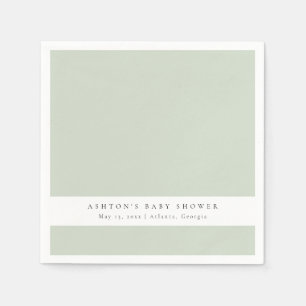 ベビー男女兼用シャワーナプキン スタンダードカクテルナプキン