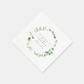 ベビー男女兼用シャワーナプキン スタンダードカクテルナプキン (角)