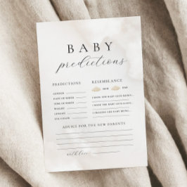 ベビー男女兼用シャワー予測アドバイスゲーム