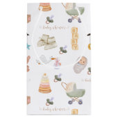 ベビー男女兼用シャワー抱き枕 スモールペーパーバッグ (裏面)