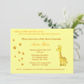 ベビー男女兼用シャワー招待状 招待状 (スタンド正面)