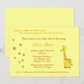 ベビー男女兼用シャワー招待状 招待状 (正面/裏面)