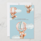 ベビー男女兼用シャワー招待状 招待状 (裏面)