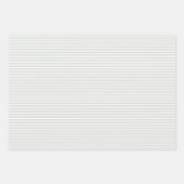 ベビー男女兼用ストライプ、水玉模様、シェブロン ラッピングペーパーシート (正面)