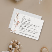 ベビー男女兼用トイツインズベビー本 エンクロージャーカード