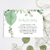 ベビー男女兼用バルーンeucalyptus用ブック エンクロージャーカード