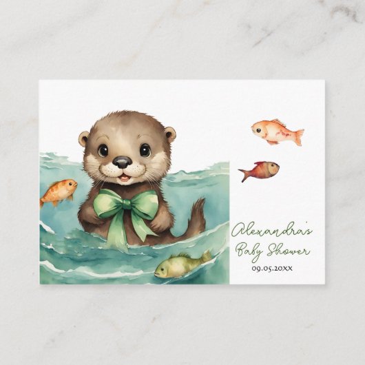 ベビー男女兼用ベビー簿 エンクロージャーカード (裏面)