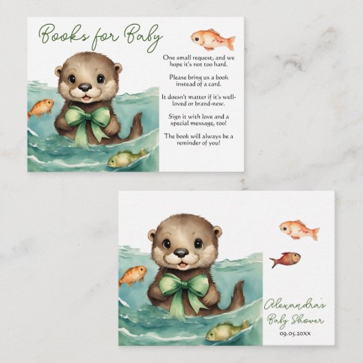 ベビー男女兼用ベビー簿 エンクロージャーカード (正面/裏面)