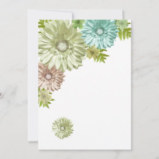 ベビー男女兼用開花性発現パーティー 招待状 (裏面)