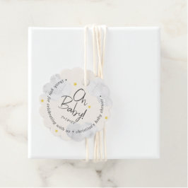 ベビー男女兼用雲オベビーありがとう フェイバータグ