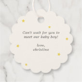 ベビー男女兼用雲オベビーありがとう フェイバータグ (裏面)