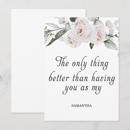 ベビー発表の内容 招待状 (正面/裏面)