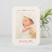 ベビー発表コラージュメリーリトルクリスマス シーズンカード (スタンド正面)