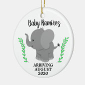 ベビー発表セラミックオーナメント セラミックオーナメント (左)