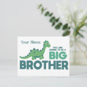 ベビー発表ビッグブラザー名 ポストカード (スタンド正面)