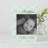 ベビー発表ミニマルデザイン (スタンド正面)