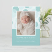 ベビー発表ミニマル抽象芸術 案内状 (スタンド正面)