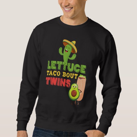 ベビー発表レタス・タコA Twins スウェットシャツ (正面)