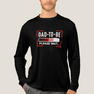 ベビー発表今後のパパお待ちください トライブレンドTシャツ