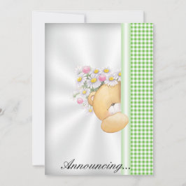 ベビー発表招待状 招待状