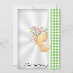 ベビー発表招待状 招待状