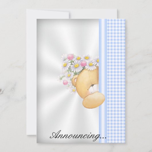 ベビー発表招待状 招待状 (正面)