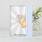 ベビー発表招待状 招待状 (スタンド正面)