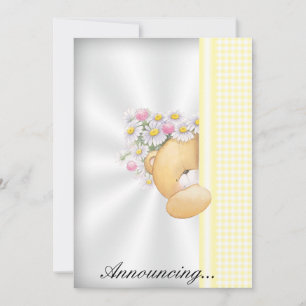 ベビー発表招待状 招待状