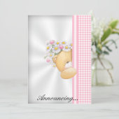 ベビー発表招待状 招待状 (スタンド正面)