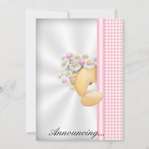 ベビー発表招待状 招待状