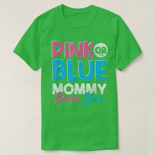 ベビー発表未来mommy妊娠ジェンダー tシャツ (デザイン正面)