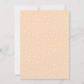 ベビー発表水玉模様 案内状 (裏面)