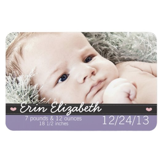 ベビー発表磁石 マグネット (横)