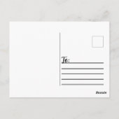 ベビー発表葉書 ポストカード (裏面)