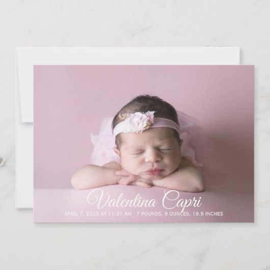 ベビー発表 (正面)