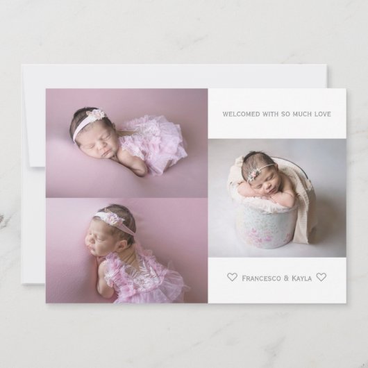 ベビー発表 (裏面)