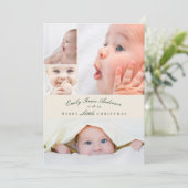 ベビー発表5コラージリッメリートクリスマス シーズンカード (スタンド正面)