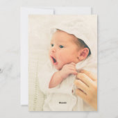 ベビー発表5コラージリッメリートクリスマス シーズンカード (裏面)