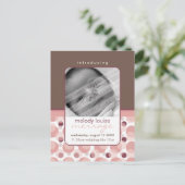 ベビー発表::こんにちはベビー3 案内ポストカード (スタンド正面)