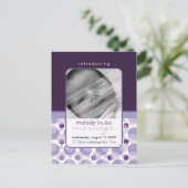 ベビー発表：：こんにちはベビー4 案内ポストカード (スタンド正面)