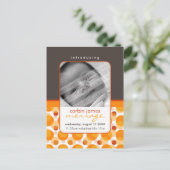 ベビー発表：：こんにちはベビー5 案内ポストカード (スタンド正面)