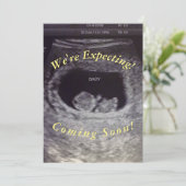 ベビー発表 案内状 (スタンド正面)