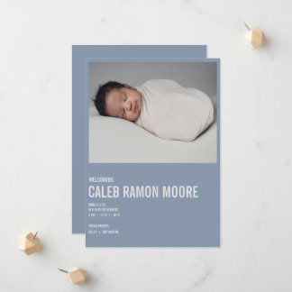 ベビー発表 案内状