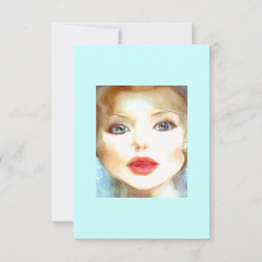 ベビー発表 案内状 (正面)