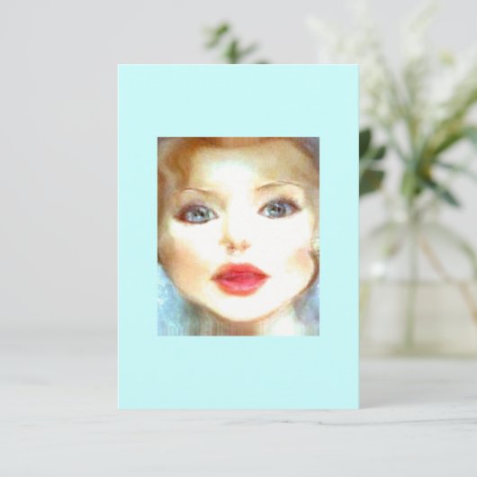 ベビー発表 案内状 (スタンド正面)