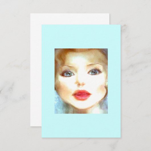 ベビー発表 案内状 (正面/裏面)