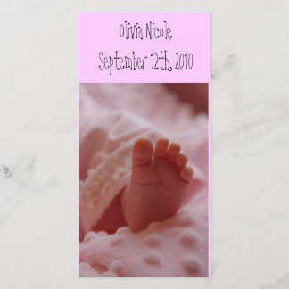 ベビー発表。赤ちゃんシャワー 案内状