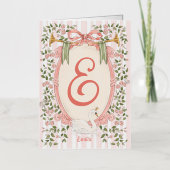 ベビー発表 – Swanプリンセス 箔グリーティングカード (正面)