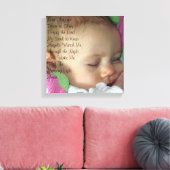 ベビー祈りの言葉 キャンバスプリント (インサイチュ (リビング))