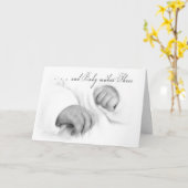 ベビー祝い カード (黄色い花)